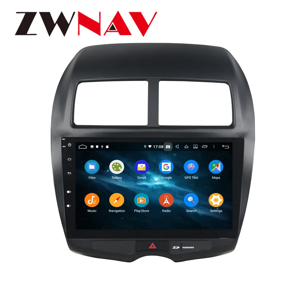 Android 9 4+ 64G DSP ips Автомобильный плеер gps навигация для MITSUBISHI ASX 2010-2012 головное устройство мультимедийный Кассетный плеер рекордер