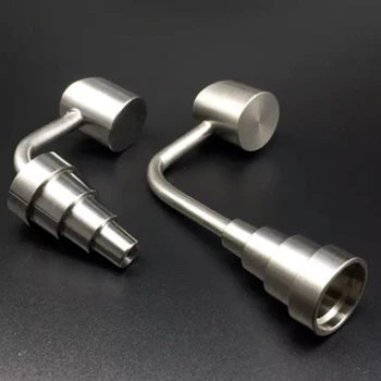 

6 in 1 Detachable Portable Domeless Titanium Nail Universal Male Female 10mm 14mm 18mm Water Pipe Accessory Tool