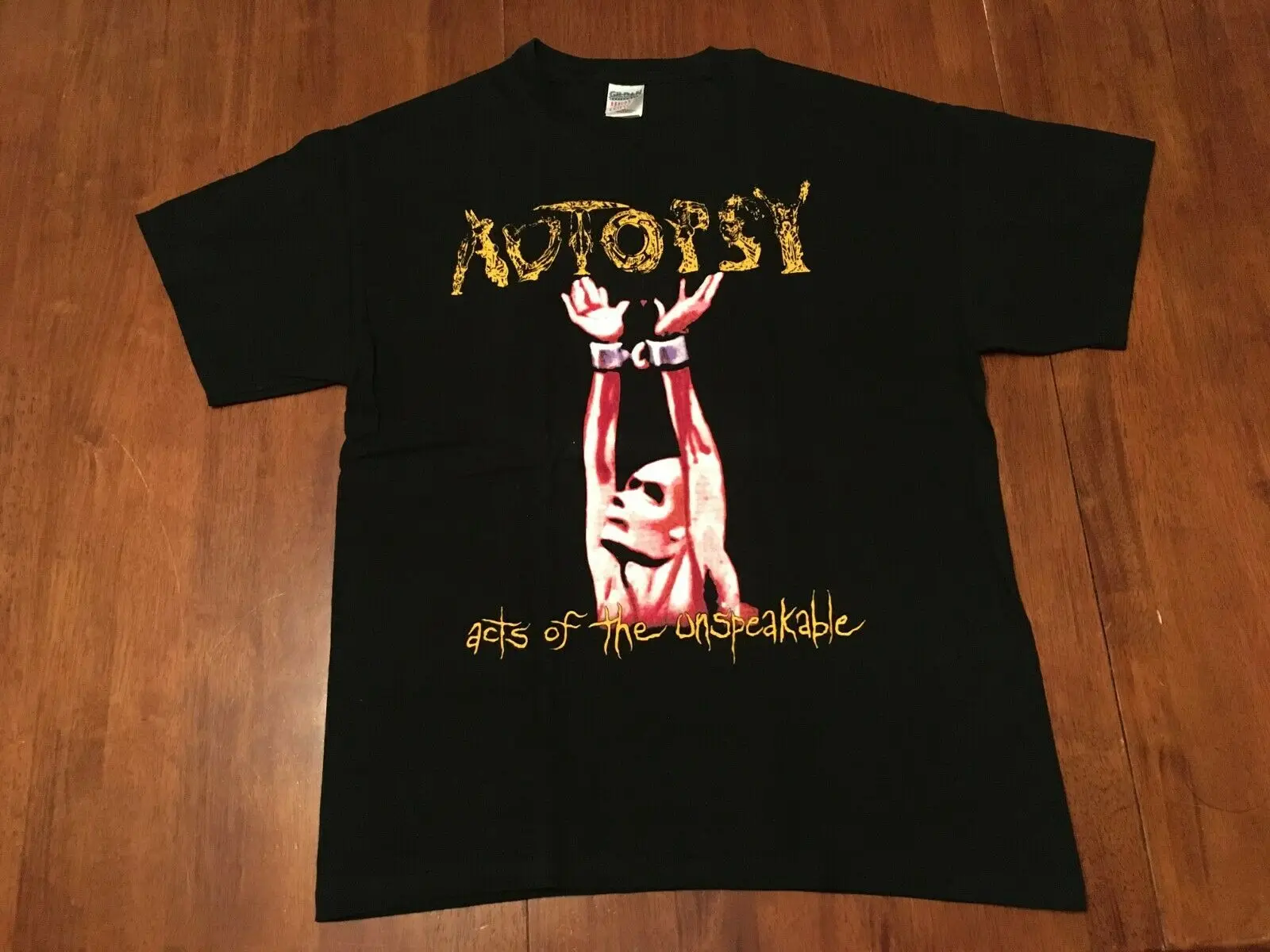 Аутопсия L Большая рубашка Morbid Angel Immolation Баллиста туши инкантации мужские