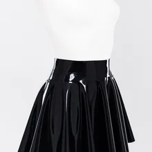 Латексная юбка короткая юбка женская юбка