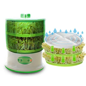 

Automatic Bean Sprout Machine Home Use Intelligence Large Capacity Thermostat Green Seeds Growing Homemade DIY Tools 220V/110V
