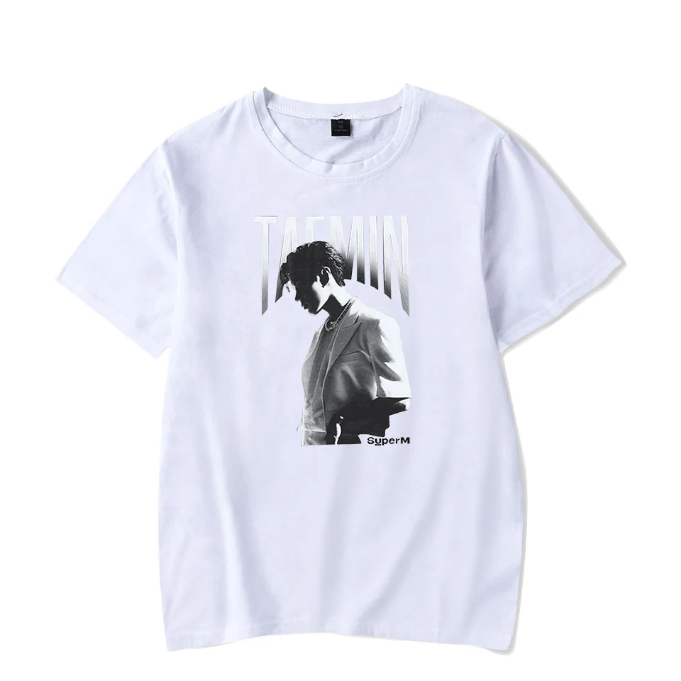 Модные SuperM футболка Для мужчин Для женщин Харадзюку уличная одежда в стиле хип-хоп; футболка с короткими рукавами с рисунком «Супермен» и М Марка лето комплект из черной кофты с длинным рукавом размера плюс, футболки