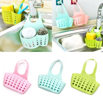 

Kitchen Accessories Utensils Organizer Adjustable Snap Sink Hanging Storage Bag Soap Sponge Holder Kitchen Hanging Drain Basket