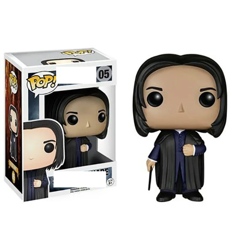 Funko Pop harri potter Severus Snape Luna Добби Гермиона рубеус 10 см Виниловая фигурка Коллекционная модель с коробкой - Цвет: 05 with box