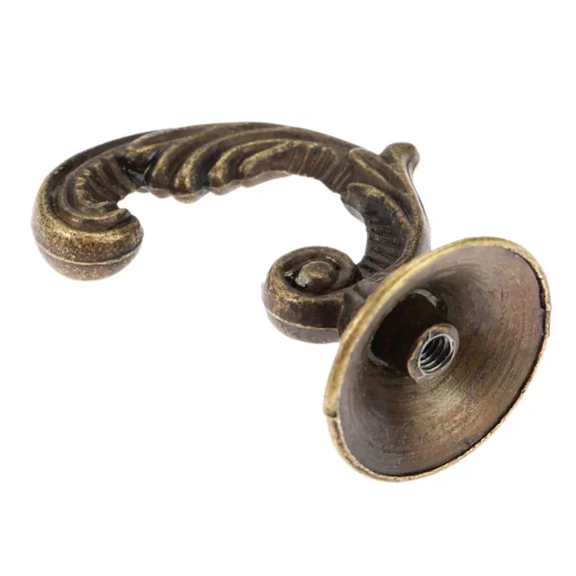 Ganci Da Parete Singoli Retrò - In Metallo Dorato, Per Cappotti, Borse, Asciugamani - Set Da 4 - Foto 10