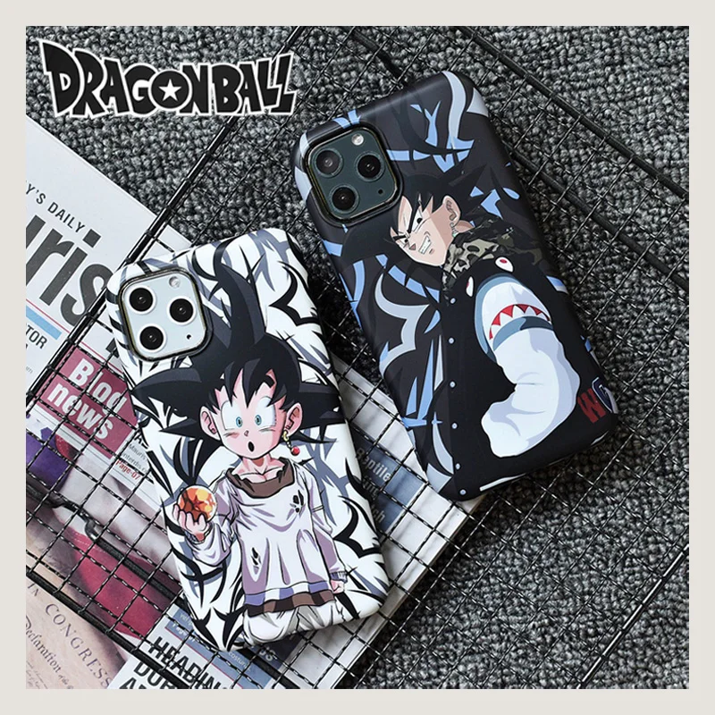 Anime Dragon Ball Goku Kakarotto Phone Case for iPhone 11Pro 11Promax X XS XR XSmax 7 8 plus Fall-proof shockproof cover shell | Женская