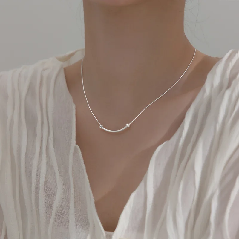 Gold Plated Smile Necklace No – Raf and Grace