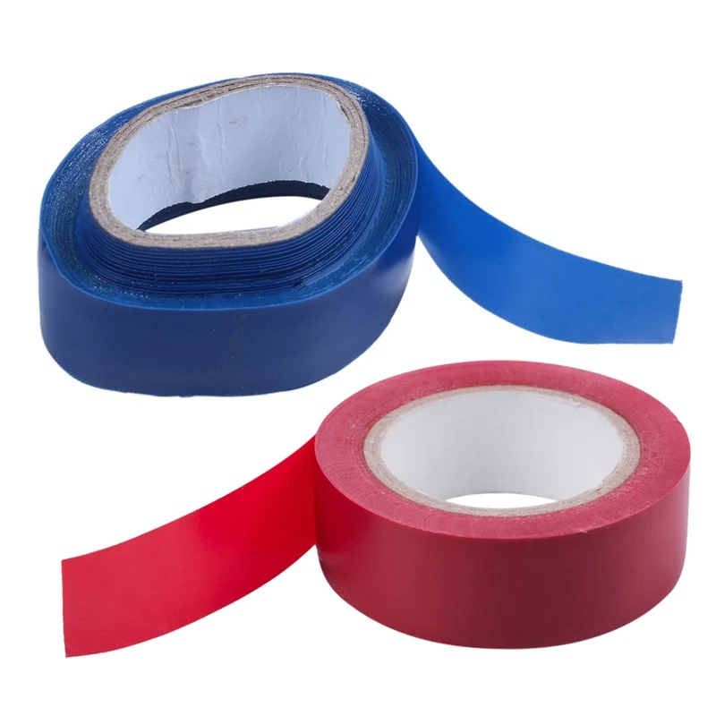 HOT-2Pcs 19mmx10M Duck Duct Waterproof Tape, Red& Blue