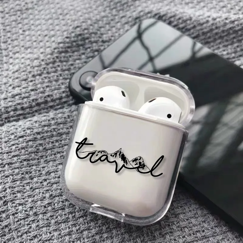 Милый чехол для наушников с сердечками и звездами для Apple iPhone, зарядная коробка для AirPods Pro, жесткий прозрачный защитный чехол, аксессуары - Цвет: 20