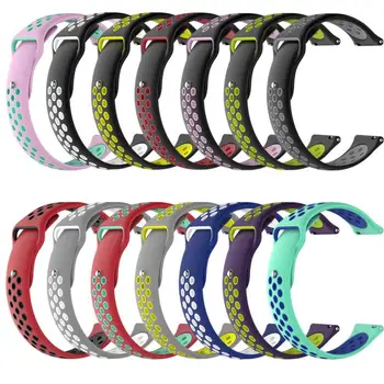 

20MM Double Colors Silicone Soft Strap For Xiaomi Huami Amazfit Bip BIT Lite Youth Smart Watch Wrist Watchband Smart Accessories