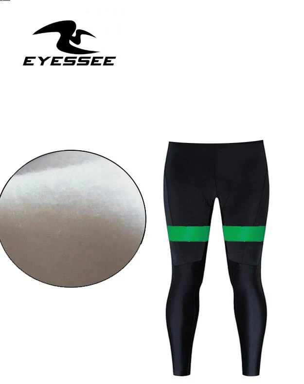 Fleece pants EYESSEE новая версия теплая итальянская велосипедная Джерси Зима Лидер продаж флисовая Мужская велосипедная Джерси Одежда для велосипеда одежда с длинными рукавами - Цвет: Fleece pants