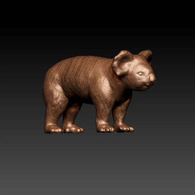 3d модель koala bear для станка с ЧПУ в формате STL украшение artcam aspire vectric | Инструменты