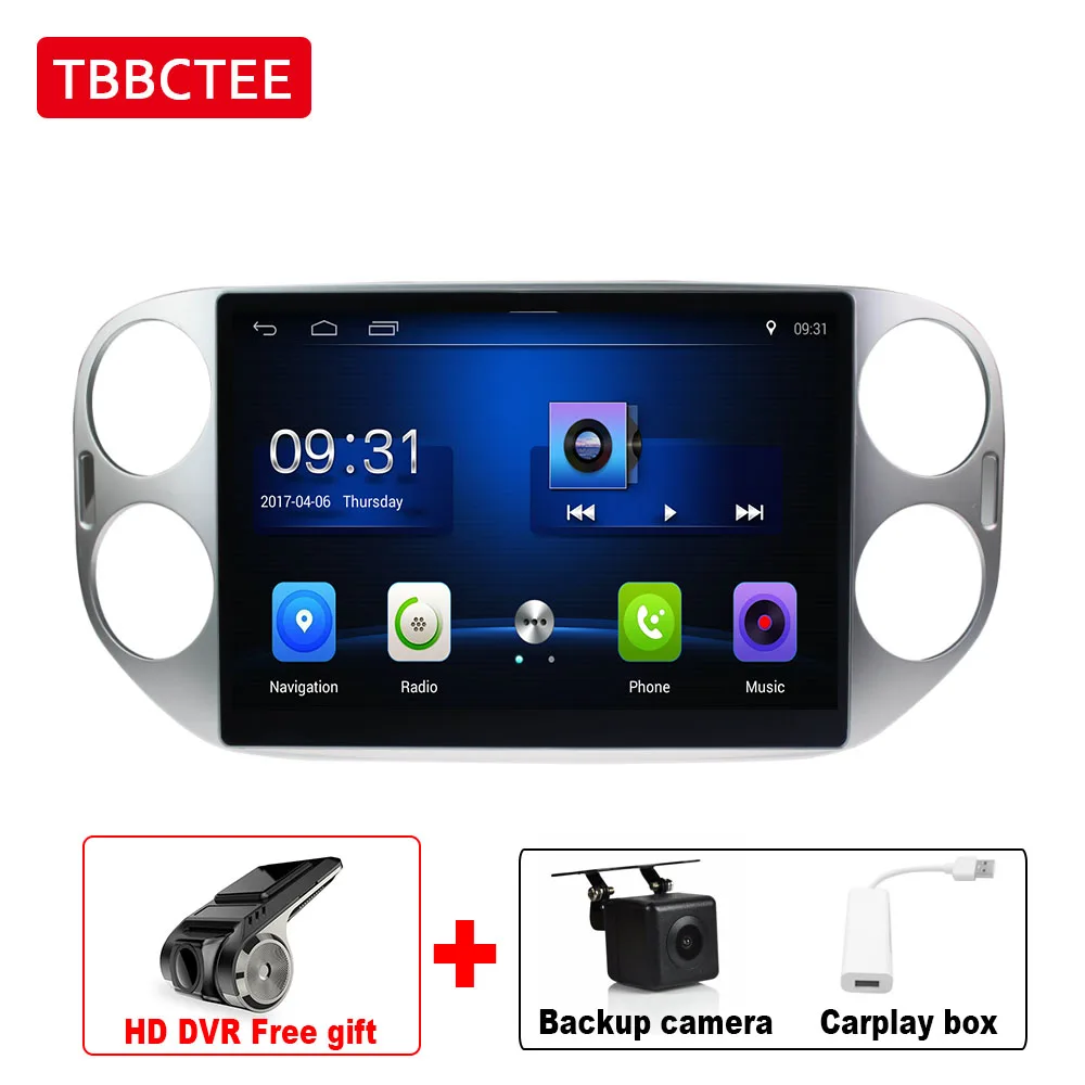 Extra Items TBBCTEE Android автомобильный 2 din Мультимедиа gps навигация для Volkswagen VW Tiguan 2007~ vedio стерео радио аудио wifi видео карта - Цвет: Extra Items