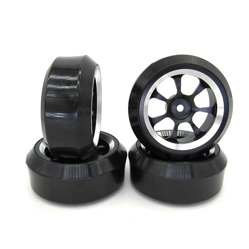 

Metal Wheel Rim and Hard Pattern Drift Tire Tyre Set for WPL D12 1/10 RC Car Upgrade Parts Accessories