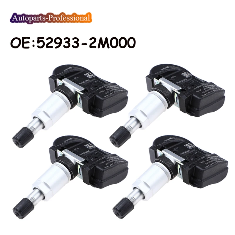 

4 шт./лот Автомобильный датчик давления в шинах TPMS 315 МГц для Hyundai Accent Sonata Kia Forte Optima Sorento Soul 52933-2M000 529332M000