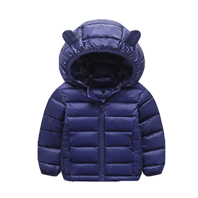 8 color baby girl fashion casual jacket winter warm cotton hooded jacket boy and girl cute down jacket children clothes children