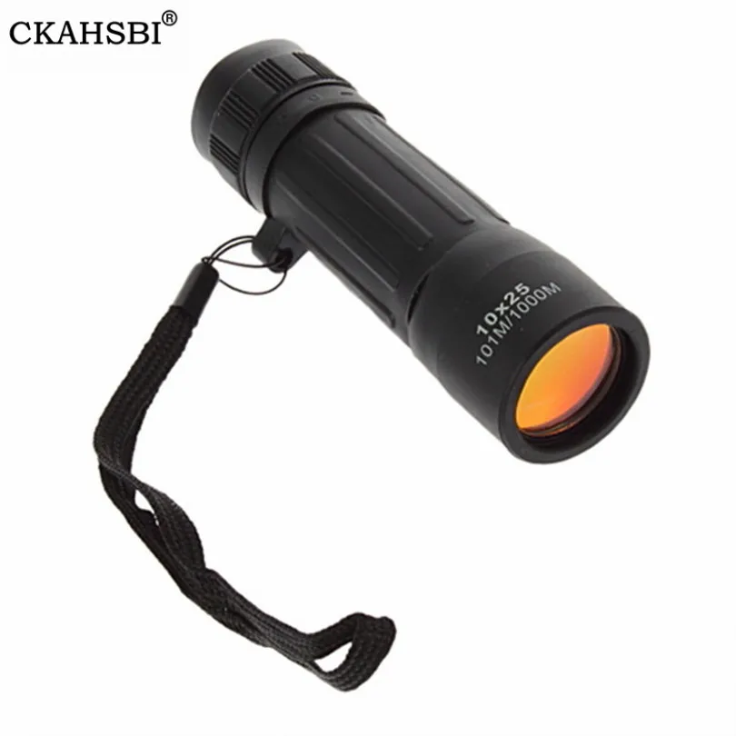 

CKAHSBI Military Scope High Definition Monocular Telescope 10X25 Waterproof Hunting Night Binoculars Portable Travel Telescope