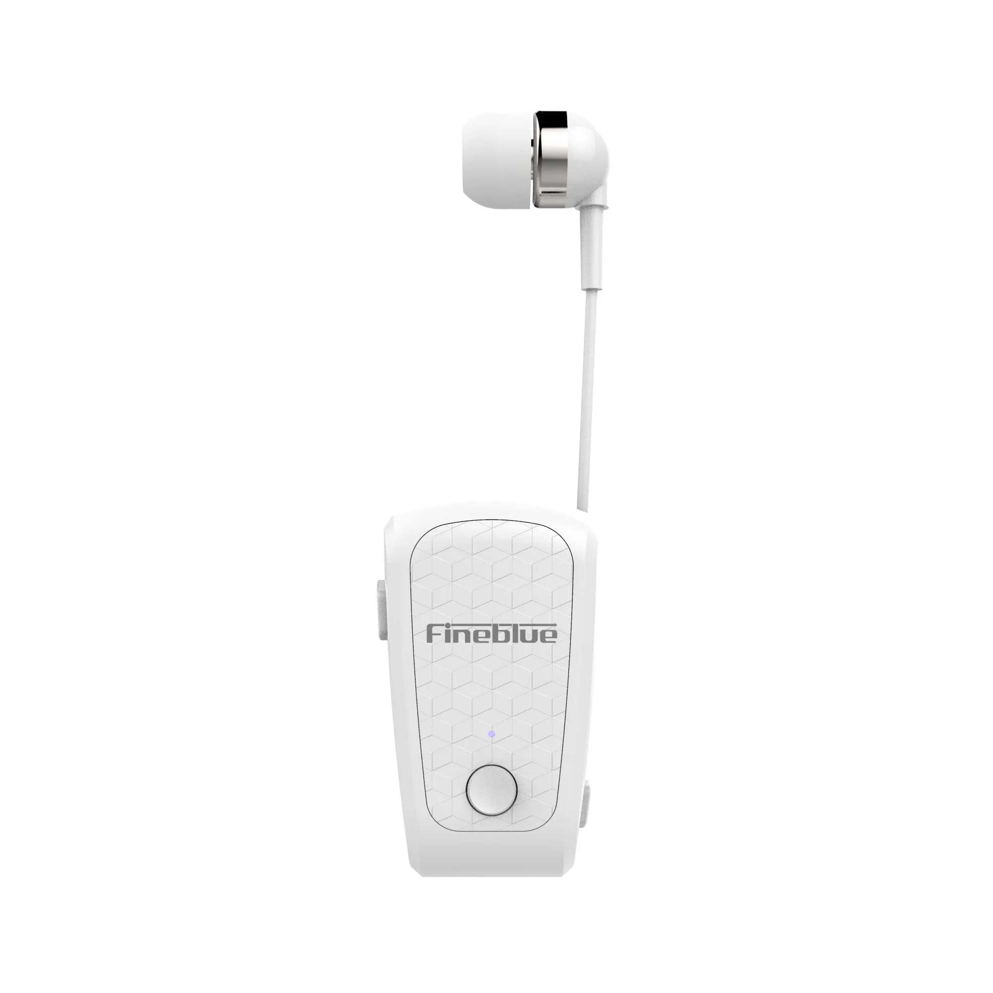 Fineblue FQ10 Bluetooth клип на наушник Выдвижной наушник долгий режим ожидания Поддержка громкой связи вызов с шумоподавлением гарнитура - Цвет: FQ10 White