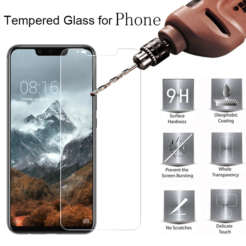 

HD Tempered Glass for Oukitel C15 C13 Pro C11 C12 K8 U23 K9 K12 2.5D 9H Protective Film Explosion-proof Screen Protector Cover