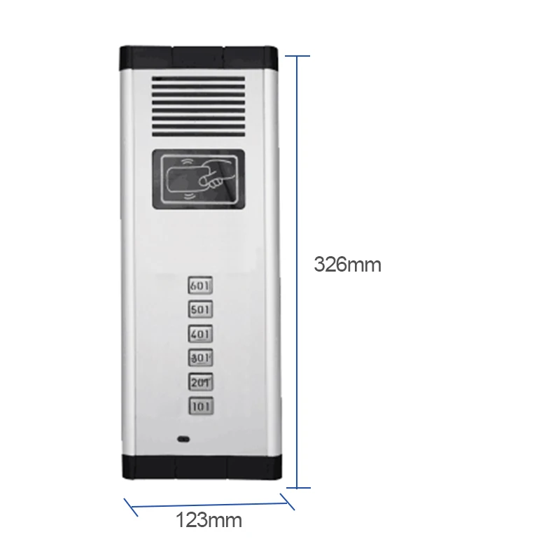 Vigtech Audio Building Intercom System Phone Handset With 2-wire For Apartment No-Visual Device Multi Button wireless intercom doorbell