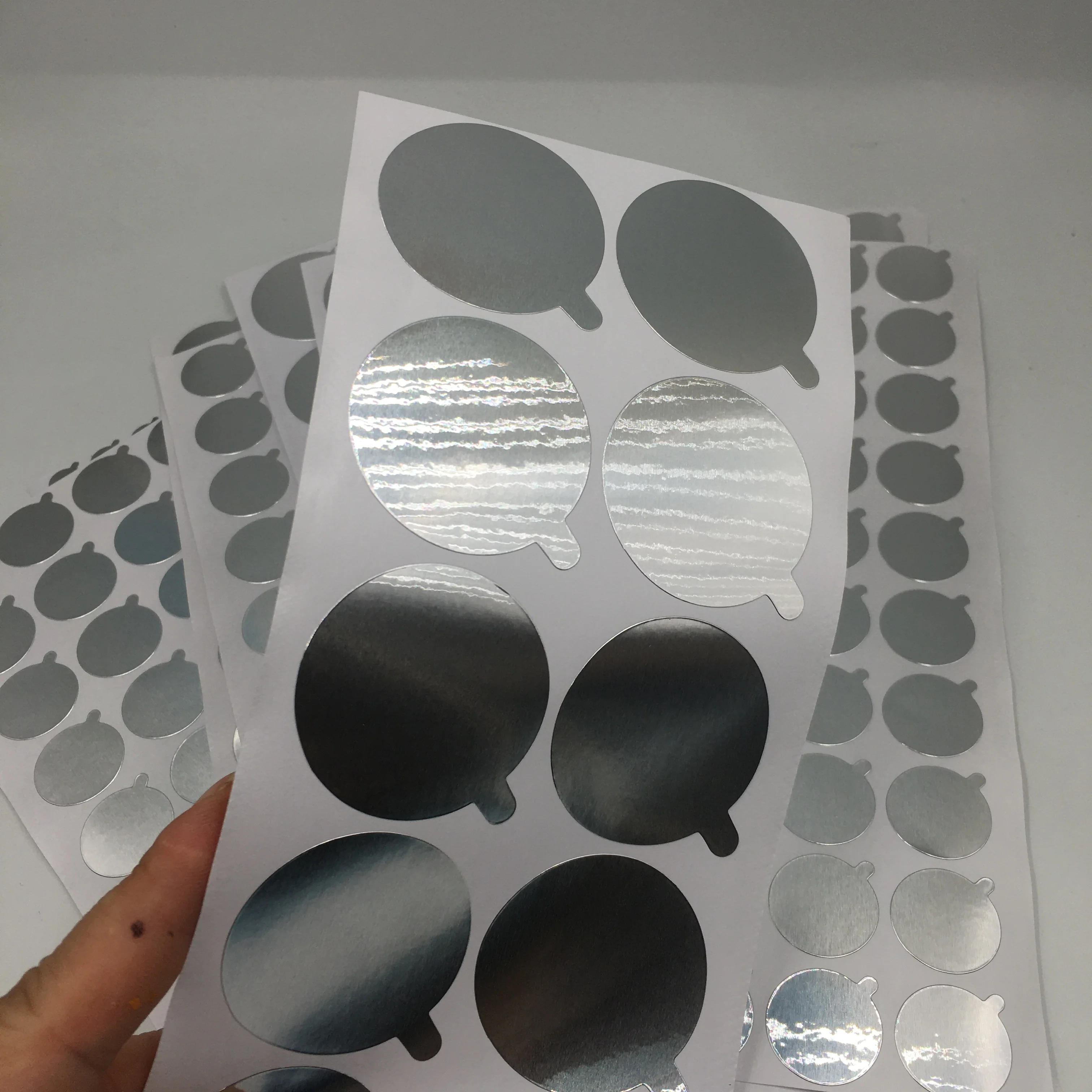 9MM 11MM 13MM 15MM 22MM 32MM 38MM Foil Sealing Sticker for Soft Tube bottles Mouth Seal Adhesive Stopper Stickers aluminum foil sealing sticker