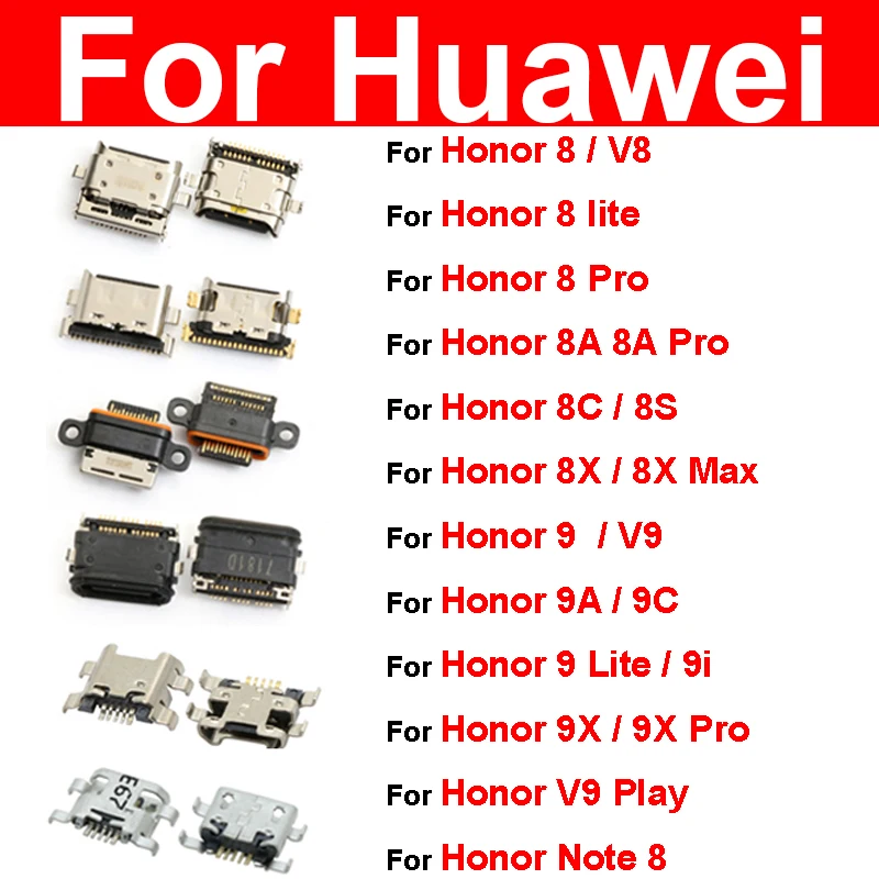 Зарядная док-станция с USB-разъемом для Huawei Honor 8 9 Lite 8A 9X Pro 9A 9C 8C 8S 8X Max V9 Play V8 Note |