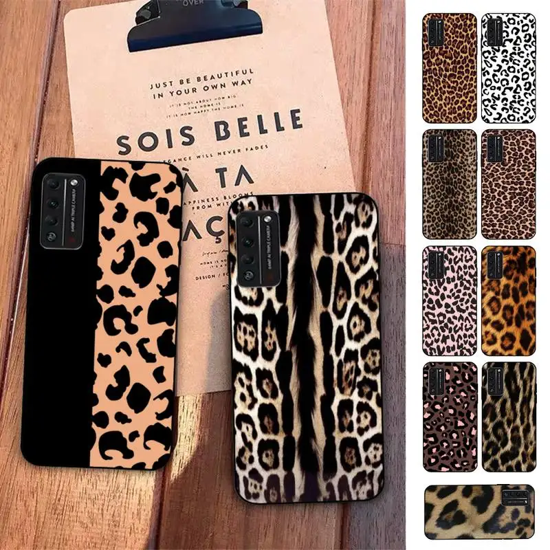 TOPLBPCS Модный чехол для телефона с тигровым леопардовым принтом Пантеры Huawei Honor 8 9 10