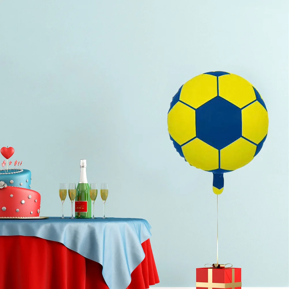 10 шт. 18 дюймов футбольный шар из алюминиевой фольги футбольный шар Металлический майларовые шары украшения Свадьба День Рождения Вечеринка