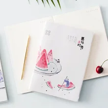 Joytop B5 фруктовый сезон пластиковый чехол для записной книжки Страница 94 толстый блокнот милый мультфильм внутренние страницы с горизонтальными линиями мягкая копия Wh
