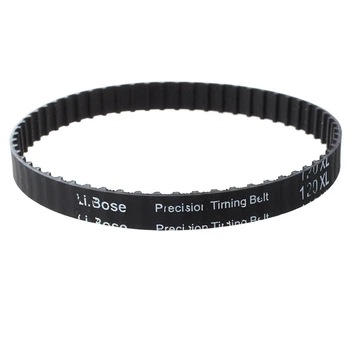 

10mm Wide 5.08mm Pitch 60 Teeth 60T Synchro Cog Timing Belt Black 120XL