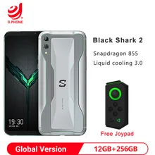 Originale Globale Versione Xiaomi Black Shark 2 12GB 256GB di Gioco Del Telefono Snapdragon 855 Octa Core 6.39 "SCHERMO AMOLED FHD + Schermo 48MP