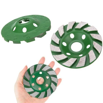 

4inches Green HSS Diamond Grinding Cup Face Wheel Sanding Pad Metalworking Part