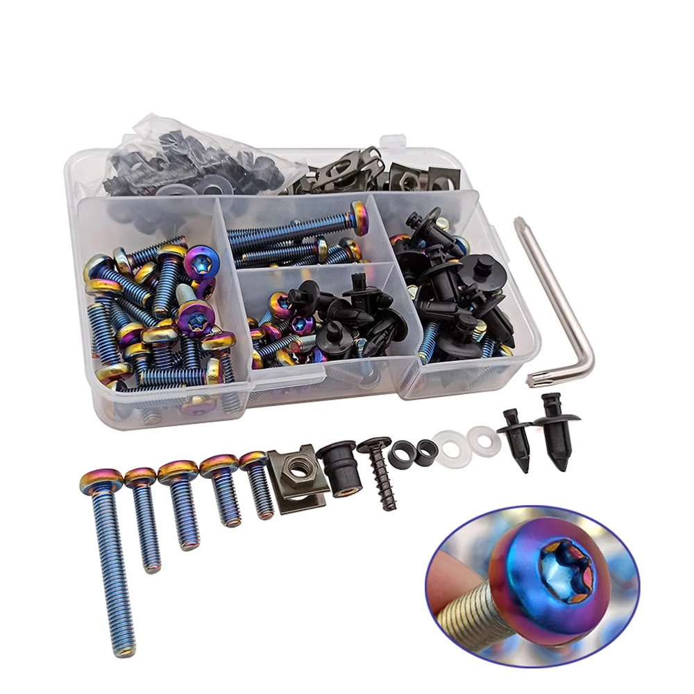 

M5 M6 Aluminum Motorcycle Fairing Screws Bolts Kit Inner Hexagon Motorbike Mount For Ducati MONSTER M400 M600 M620 M750 SS750