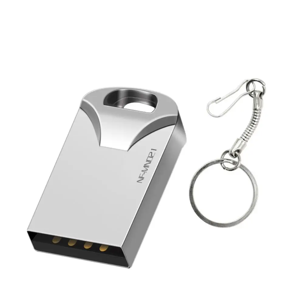 

4/8/16/32/64GB Metal Mini Usb flash drive Waterproof USB 3.0 U Disk Flash Drive Memory Stick with gift key ring newest u disk