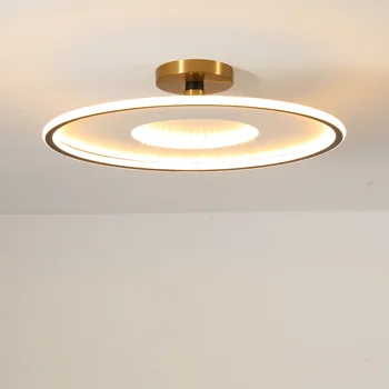 

Nordic Black Led Ceiling Lamp Modern Living Room Bedroom Remote Control Led Light Fixtures Decoration Home Lighting Metal Lustre