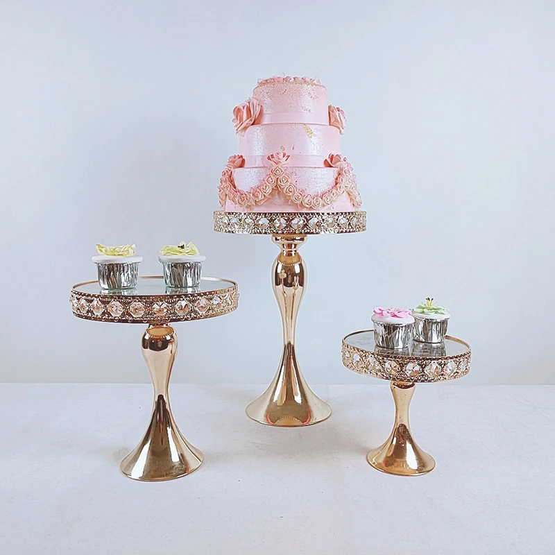 3piece Two Usage Cake Stand Set Dessert Display Cupcake Stands With