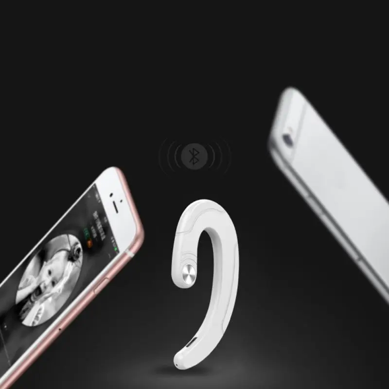

High End Bone Conduction Bluetooth Headphones Non Ear Plug Around Lightweight Ear-Hook Wireless Earphones