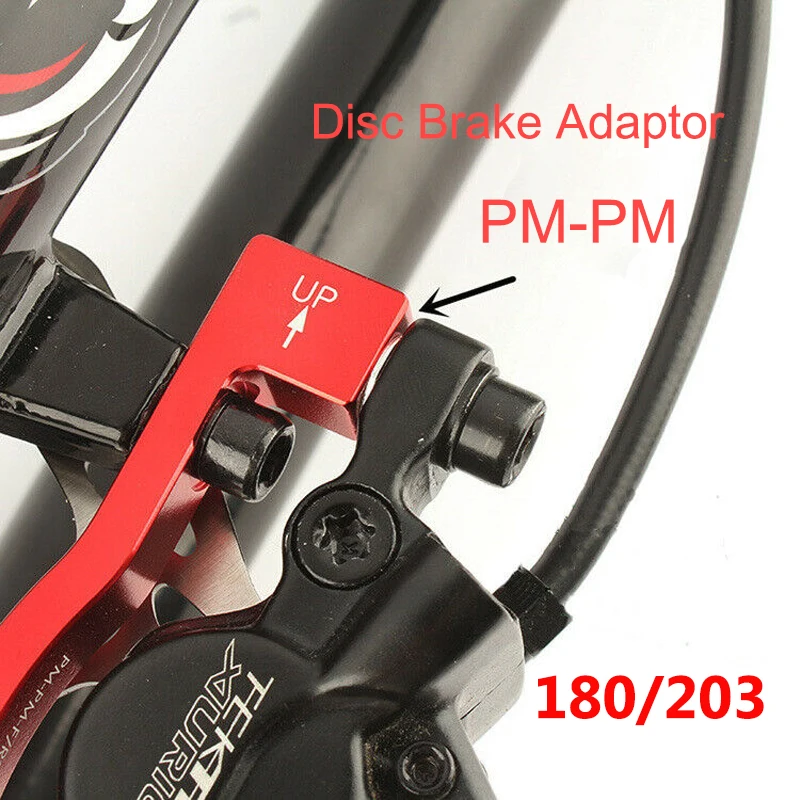 MTB//Road Bike Adapter PM//IS Mount Adapter 180//203mm Disc Brake Adapter Aluminium
