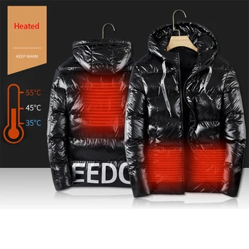 

2020 New Heating Jackets Cap Outdoor Waistcoat USB Army Long Sleeves Electric Heating Vest Warm Winter Thermal Clothing Jacket