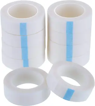 

10 Rolls Isolation Eyelash Extension Eye Pads Tape White Paper Under Patch Non-woven Wrap False Eyelash Make Up Tools