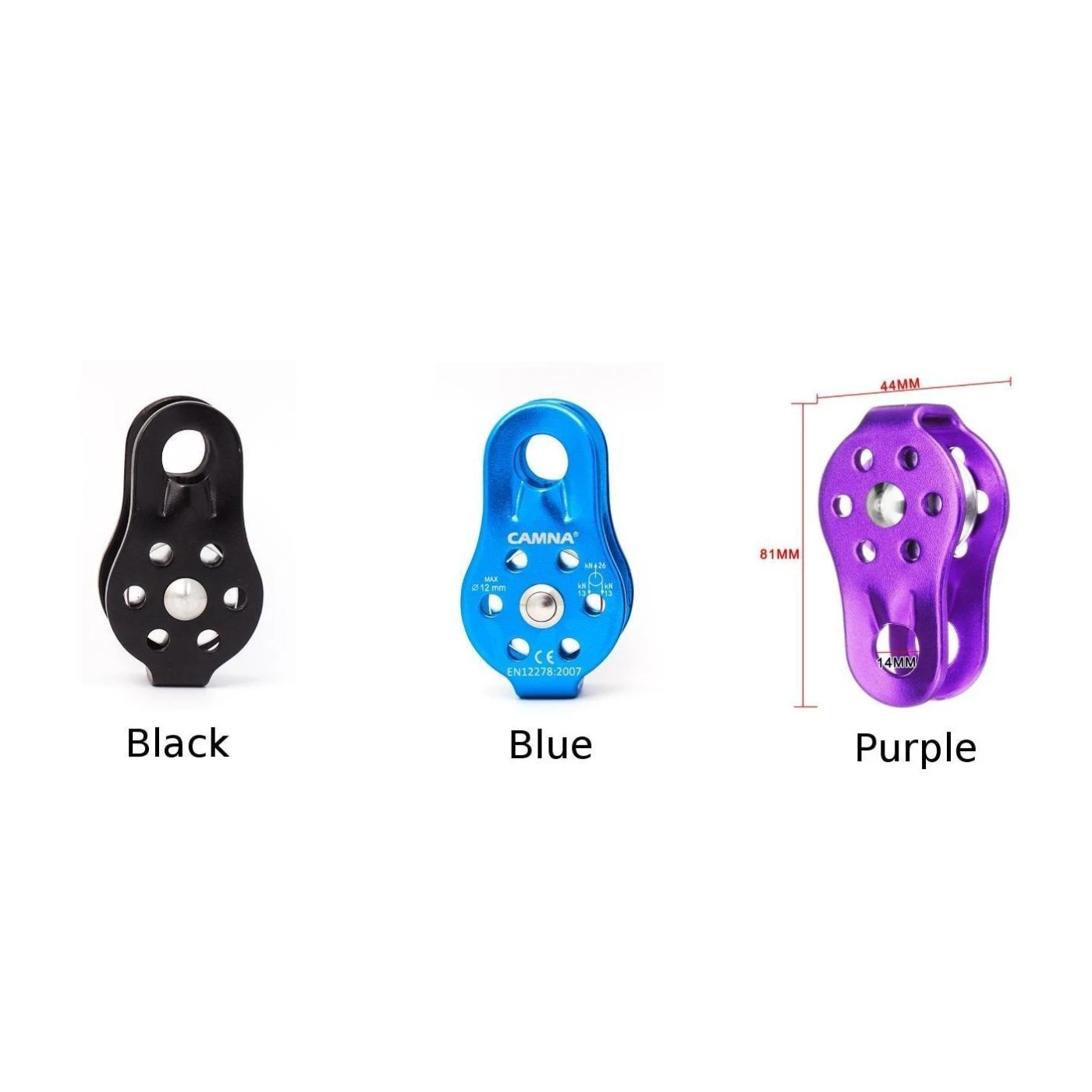 Outdoor Climbing Caves Pulley Fixed Single Pulley Crossing Rescue Tools Surface polishing process smooth use
