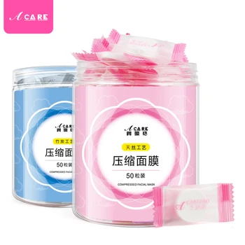 

Compressed Face Mask Paper Disposable Facial Masks Papers Natural Moisturizing Skin Care Wrapped Masks Women Makeup Beauty Tool