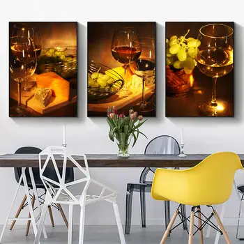 

Custom Poster Water Glass cup#t Canvas Wall Art Picture Set Posters Home Decor Prints Abstract Prints for Room20-0630-55