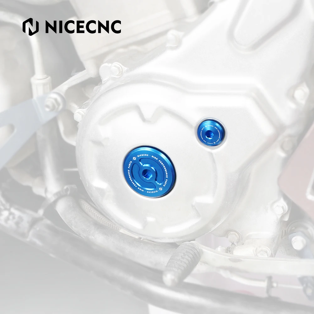 Nicecnc atv engine timing cover plug tampão para yamaha raptor 700 2013