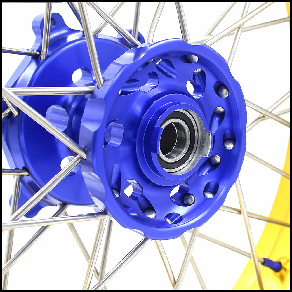 3 5/5 0 17IN. SPOKED SUPERMOTO DRZ400 00 04 DRZ400E 07 DRZ400S 18 DRZ400SM 05 колеса набор для SUZUKI золотые