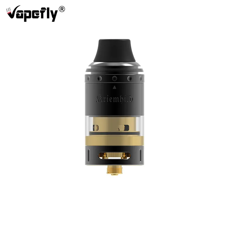 Black Glod Vapefly Kriemhild SubOhm бак 5 мл 26 мм одна и тройная катушка 810 капельный наконечник нить электронная сигарета Vape распылитель - Цвет: Black Glod