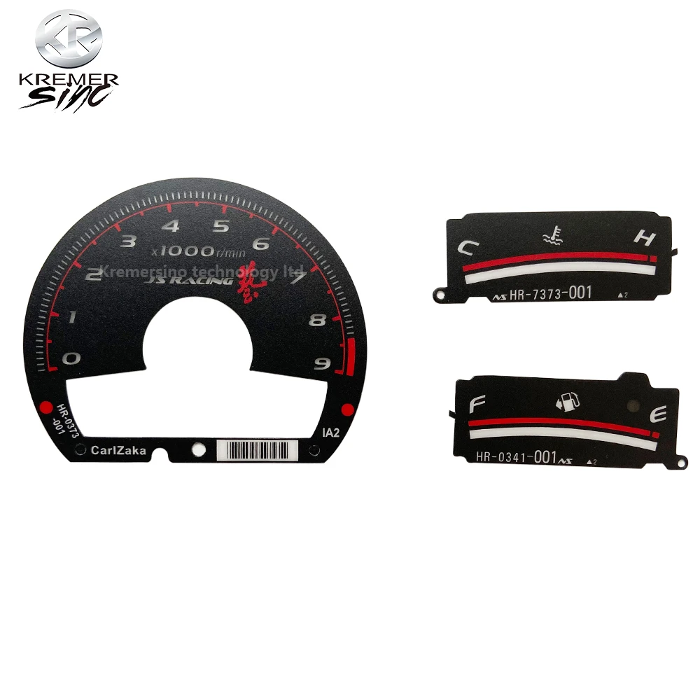 Dashboard Instrument Retrofit for Honda CIVIC JS Racing Instrument face-plate Polyester Film Face-plate FA5 FG2 FA1 FD1 FD2