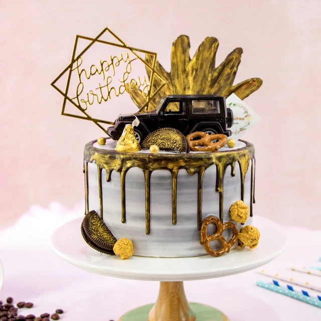 Chicinlife – décoration de Cupcake à paillettes dorées, décoration de 1er  anniversaire pour garçon et fille, fournitures de cadeaux pour bébé et  enfants - AliExpress