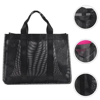 

1 Pc Beach Storage Bag Beach Mesh Storage Bag Beach Mesh Bag for Hot Springs Outdoor