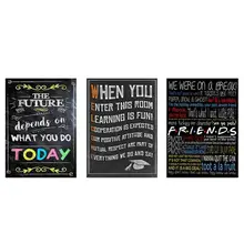 Вдохновляющий постер на английском языке, картина, мотивационный плакат, школьная офисная классная комната, для стен, картины для школьников, школьниц